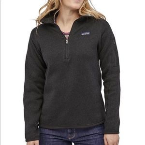 Patagonia Better Sweater 1/4 Zip pullover in black